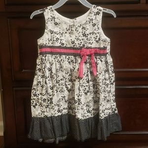 Black/white/pink Dress